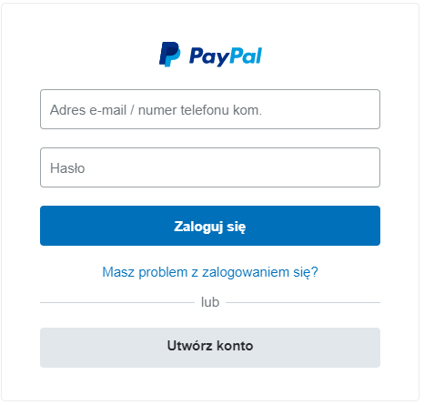 Paypal Logowanie